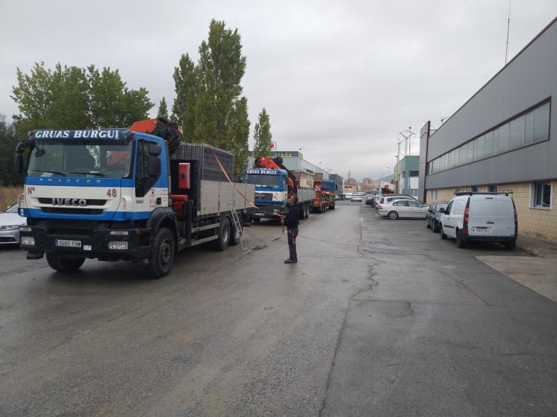 camion en la calle